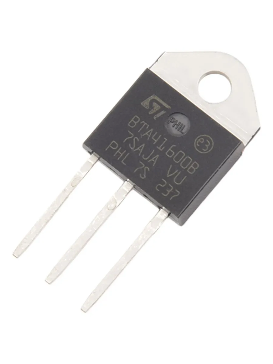 Симистор BTA41-600B 600В 40А, оптоэлектроника