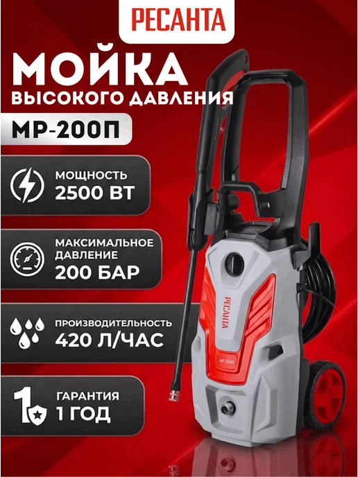 Мойка высокого давления для автомобиля МР-200П