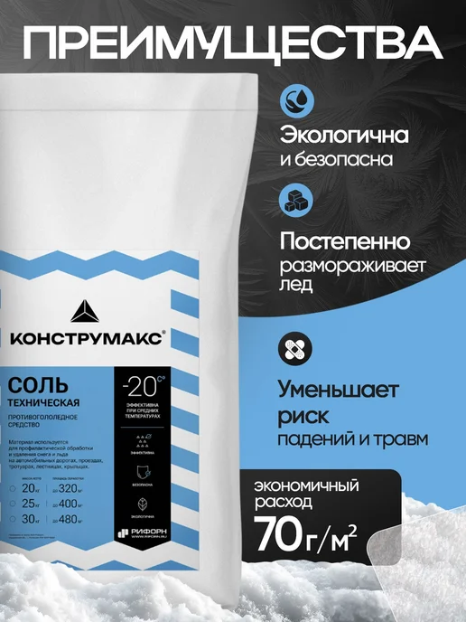 Антилед противогололедный реагент для лестниц и дорог 20 кг, 20 кг, фото 2