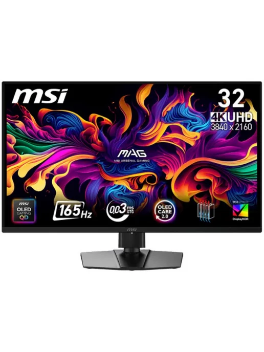 MSI 31.5" Монитор MAG 322UP QD-OLED E16, QD-OLED, 3840x2160, 165, 3840x2160, фото 2