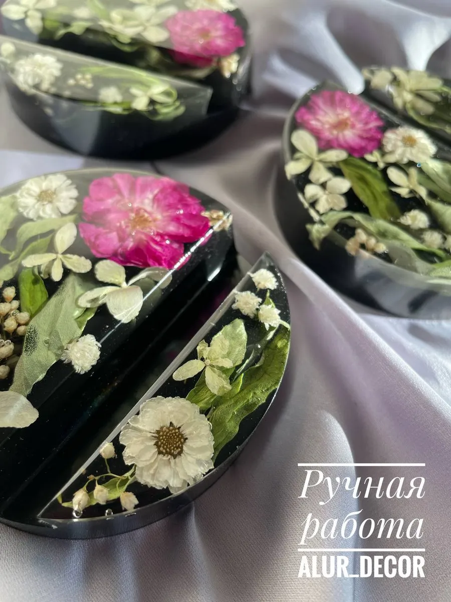 Подставка для телефона из эпоксидной смолы
