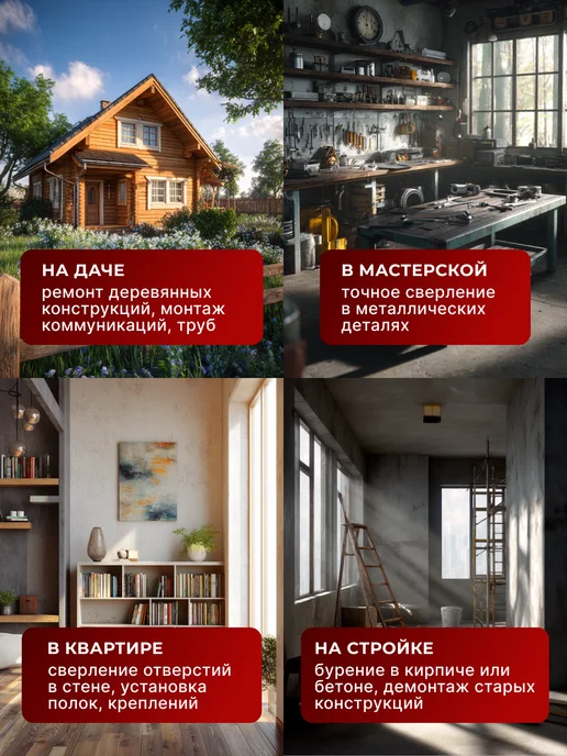 Перфоратор электрический ударный мощный П-800-3.4А — фото 3