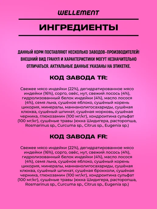Сухой корм Wellement для собак, средние, 2,5 кг, фото 3
