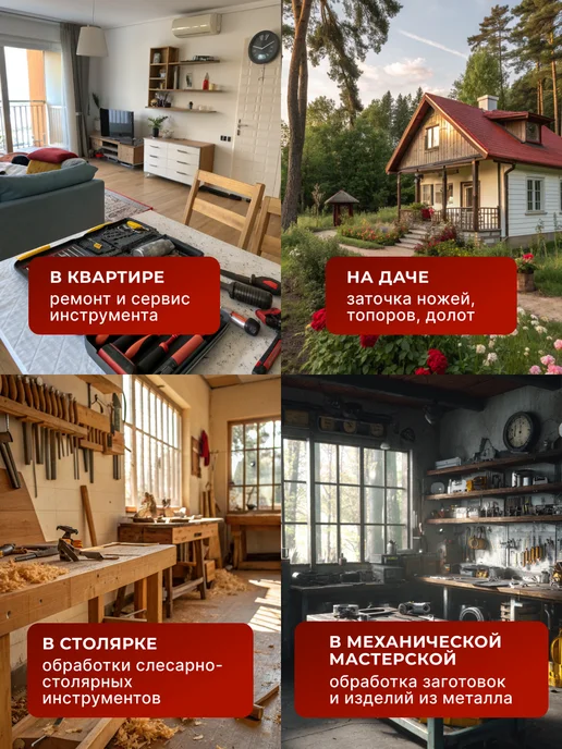 Точильный станок электрический настольный 450 Вт Т-200/450 — фото 3