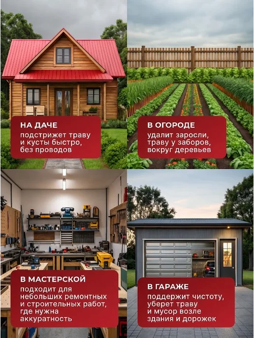 Триммер электрический для травы от сети мощный ЭТ-450 — фото 4