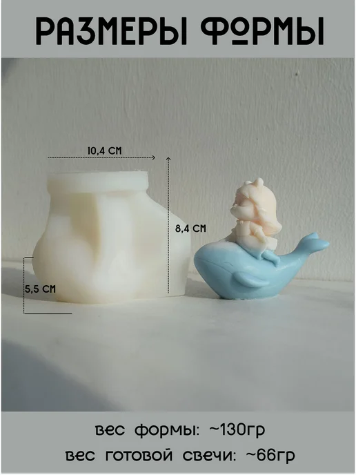 Силиконовая форма для свечей, вариант, фото 2