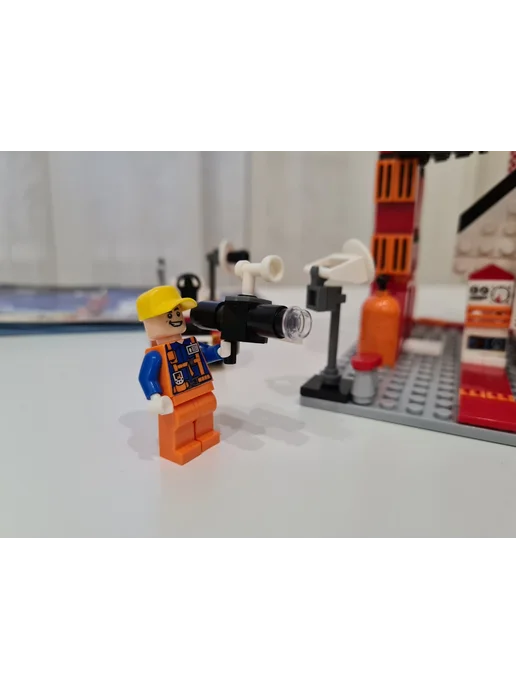 LELE BROTHER TM Конструктор ракета космический корабль lego совместим, белый, фото 7