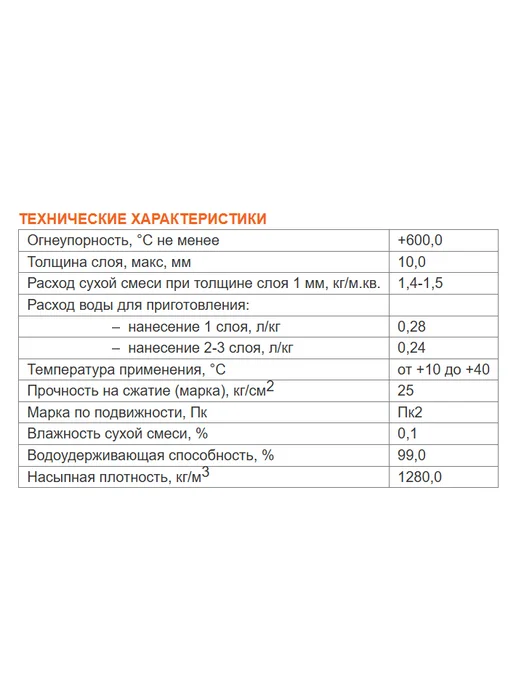 Штукатурка для печей и каминов "Печникъ" 10 кг, 10 кг, фото 2