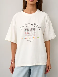 Футболка оверсайз с принтом Pink Bus 551343170 купить за 2 787 ₽ в интернет‑магазине Wildberries