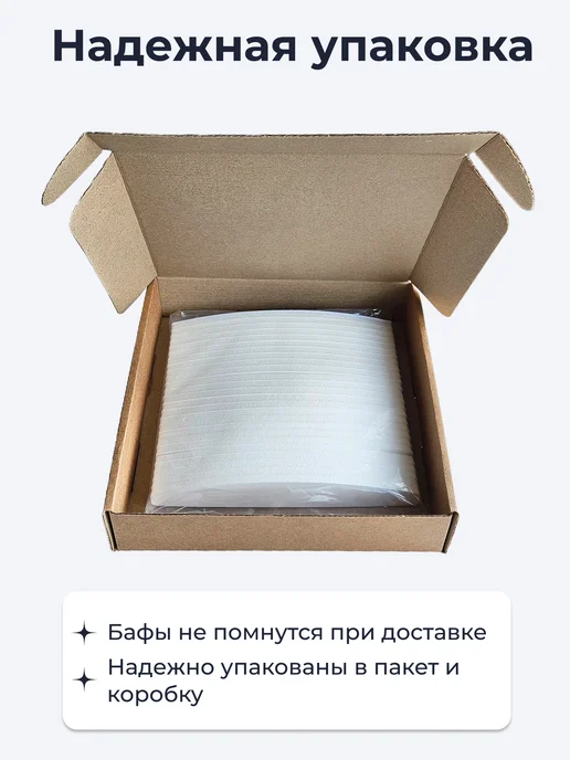 SERENO Бафы для пилочного маникюра SOFT 240 грит 25 штук, белый, фото 5