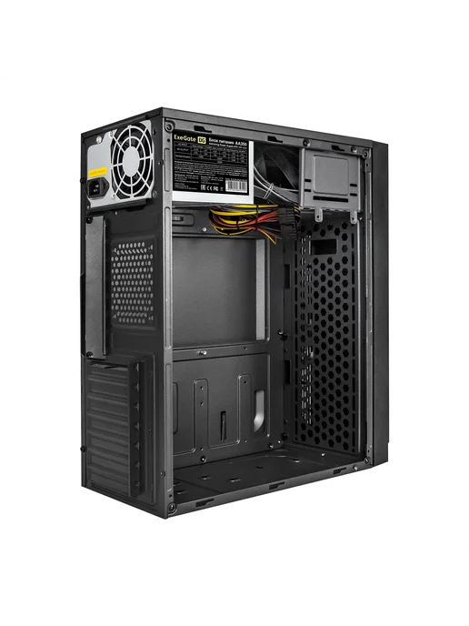 EXEGATE Корпус Miditower AA-442U2-AA350, черный, фото 2