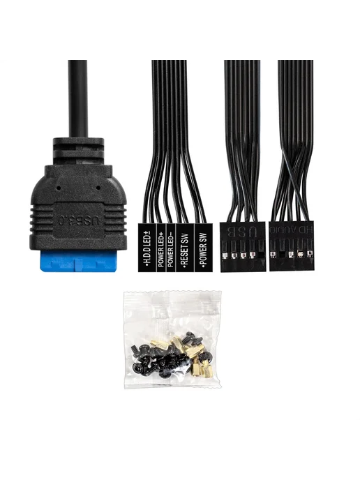 EXEGATE Minitower BAA-303MU-UNS350, черный, фото 7
