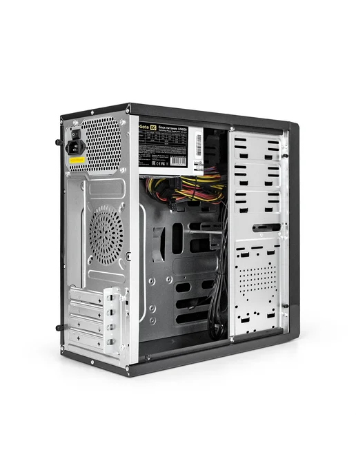 EXEGATE Корпус Minitower MA-371X-UN600, черный, фото 2