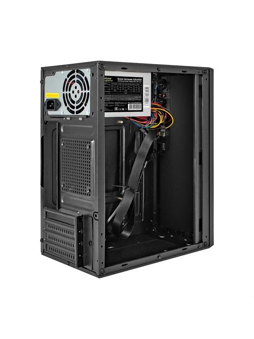 EXEGATE Корпус Minitower BAA-308U2-AAA400, черный, фото 2