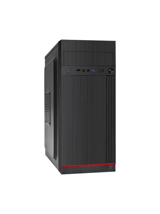 EXEGATE Корпус Miditower AA-442U2-UNS450, черный