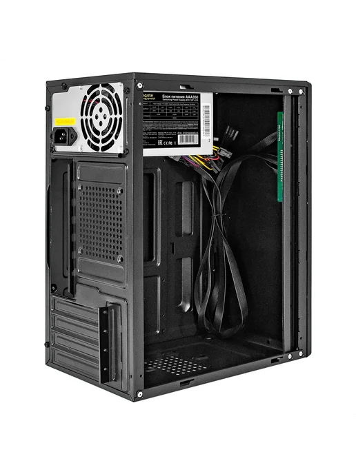 EXEGATE Minitower BAA-408U-AAA350, черный, фото 2
