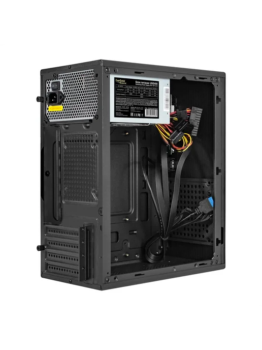 EXEGATE Minitower BAA-303MU-UNS400, черный, фото 3