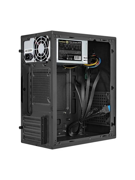 EXEGATE Minitower BAA-303MU-AA500, черный, фото 3