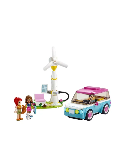 LEGO Конструктор Friends 41443 Электромобиль Оливии, зеленый, фото 3