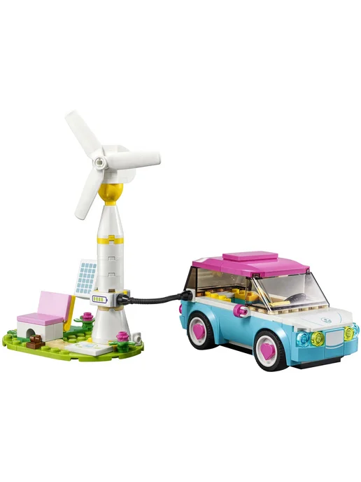 LEGO Конструктор Friends 41443 Электромобиль Оливии, зеленый, фото 7