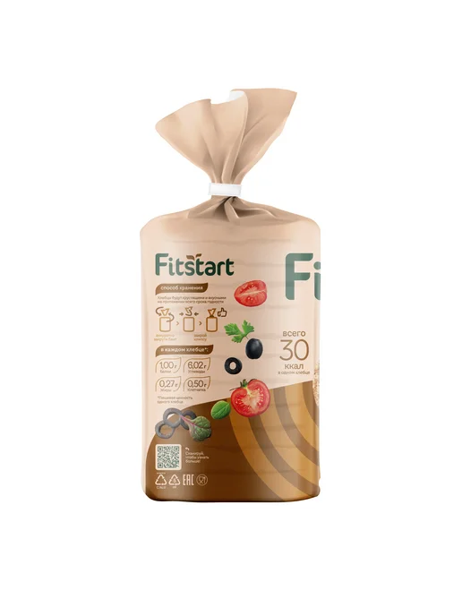 FITSTART Хлебцы гречневые Гречневый микс 90г, 90 г, фото 2