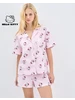 Розовая пижамная рубашка с принтом Hello Kitty gloria jeans 551504732 купить за 1 958 ₽ в интернет‑магазине Wildberries