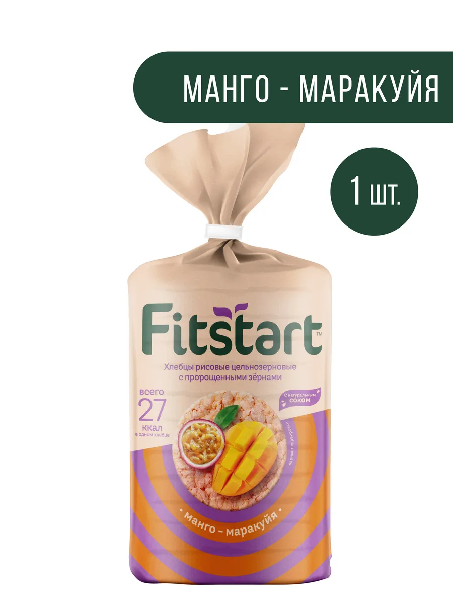 Хлебцы рисовые Манго-маракуйя 100г