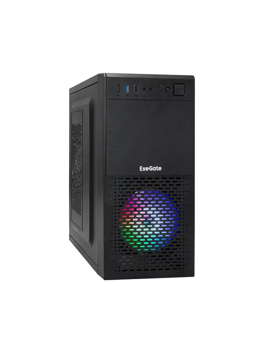EXEGATE Корпус Minitower mEVO-7807-XP450, черный, фото 7