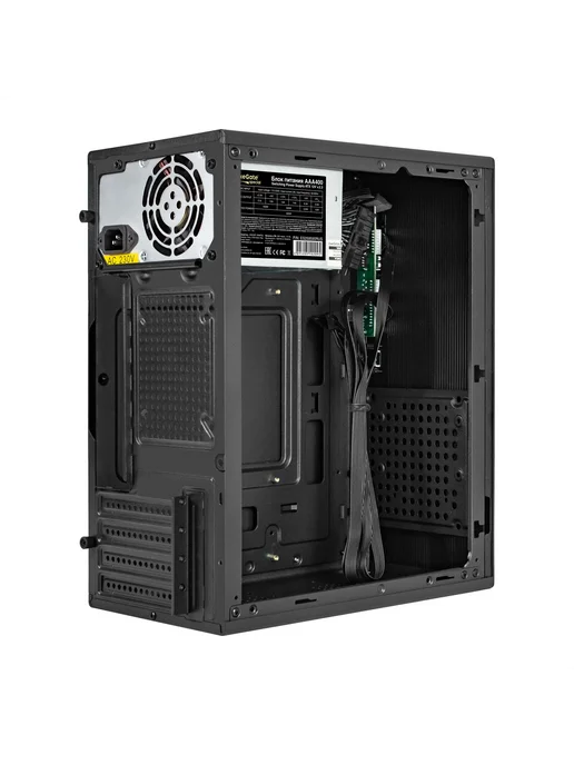 EXEGATE Корпус Minitower BAA-308MU2-AAA400, черный, фото 3