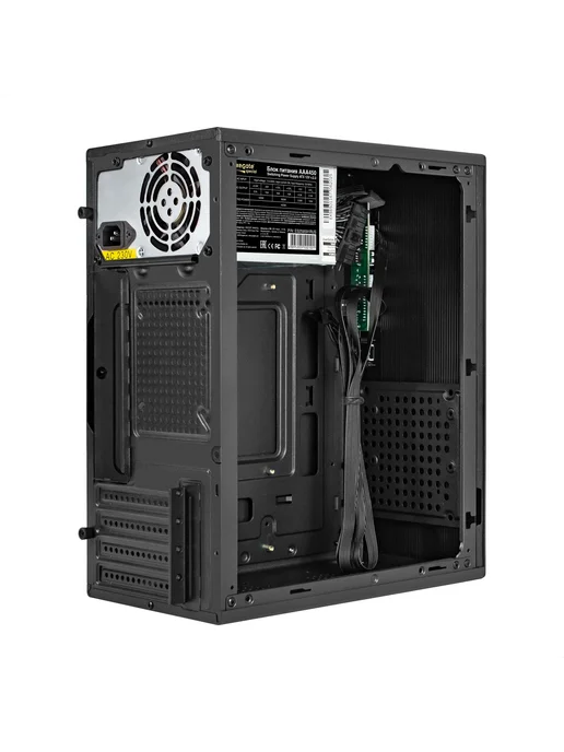 EXEGATE Корпус Minitower BAA-308MUC-AAA450, черный, фото 3
