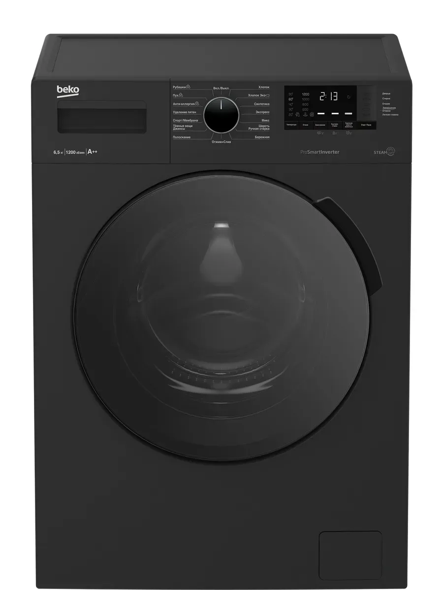 Beko Стиральная машина WSPE6H612A, до 6.5 кг, 15 программ