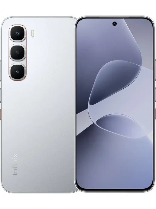 Смартфон Infinix Hot 60 Pro 7/128 ГБ, серебристый, фото 2