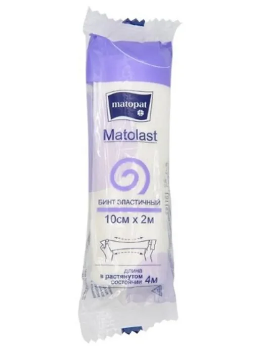 Matopat бинт медицинский эластичный фиксирующий matolas 5 шт, 3 шт, фото 2