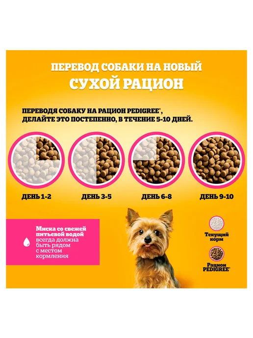 Сухой корм PEDIGREE для собак, взрослые, мелкие, 0,3 кг, фото 6