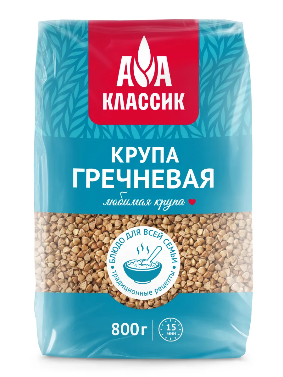 Гречневая крупа ядрица Классик 800г