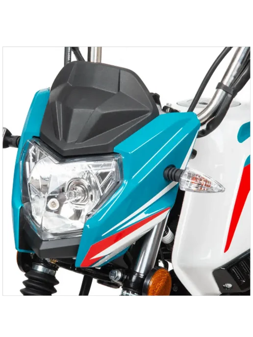 Moto Land Мопед Motoland Альфа VG 11 (LM48-D) оранжевый (A), голубой, фото 7