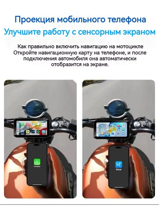 FOXDAK 2K+2K1440P беспроводной CarPlay Android Auto 6.25" видеореги…, черный, фото 4