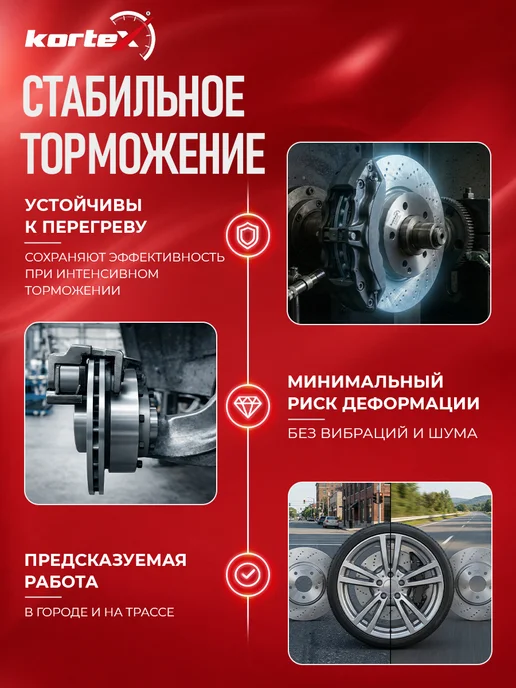 Kortex Тормозной диск Ауди A3 Фольксваген Гольф 5 Октавия задний, вариант, фото 8