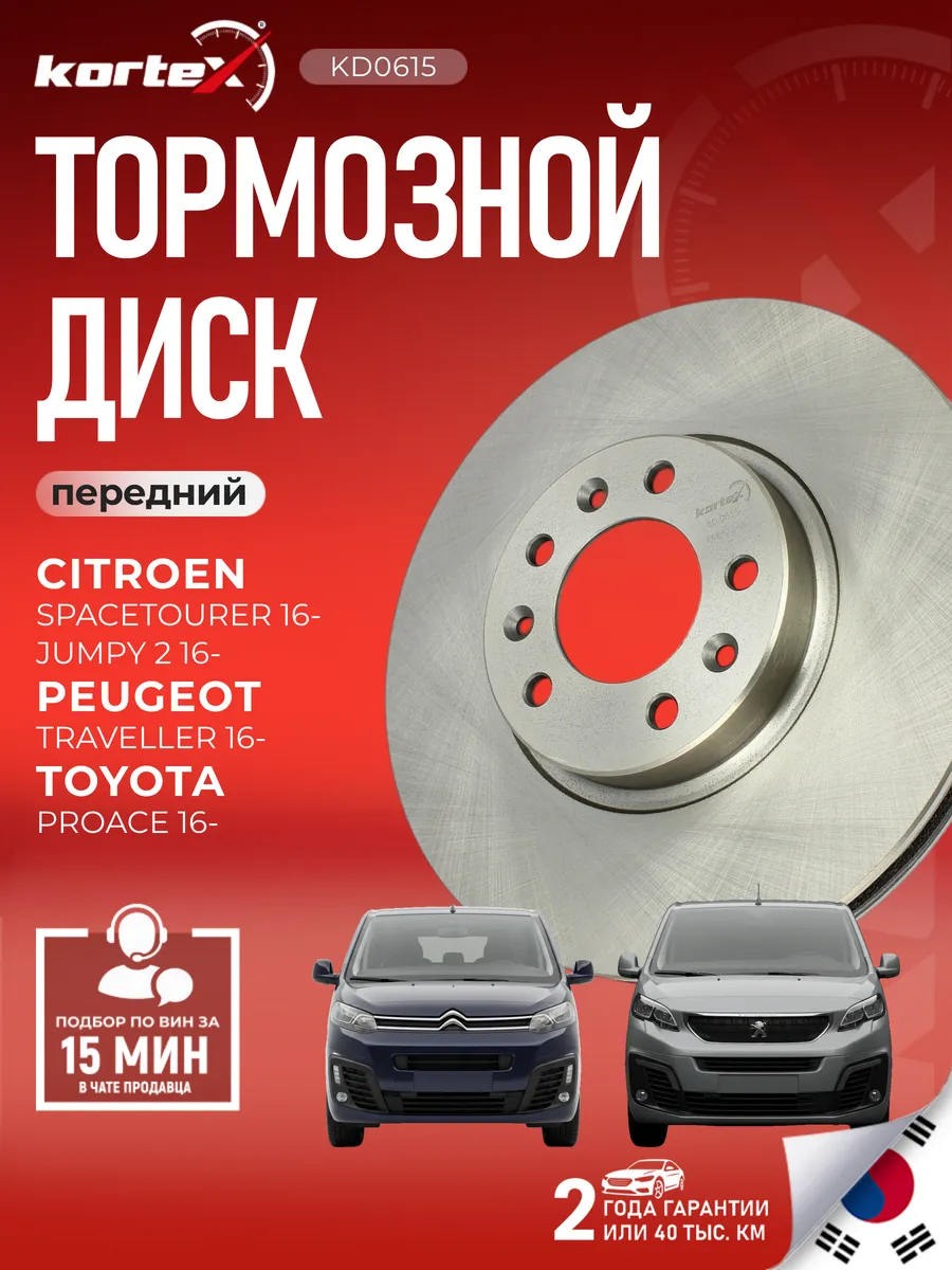 Тормозной диск Спейстурер Джампи 2 Тревеллер передний