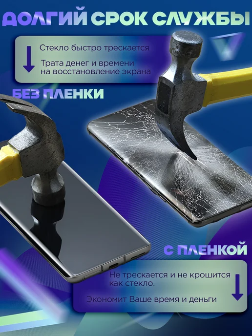 GeoTrading Защитная гидрогелевая пленка на Honor X9C, белый, фото 5