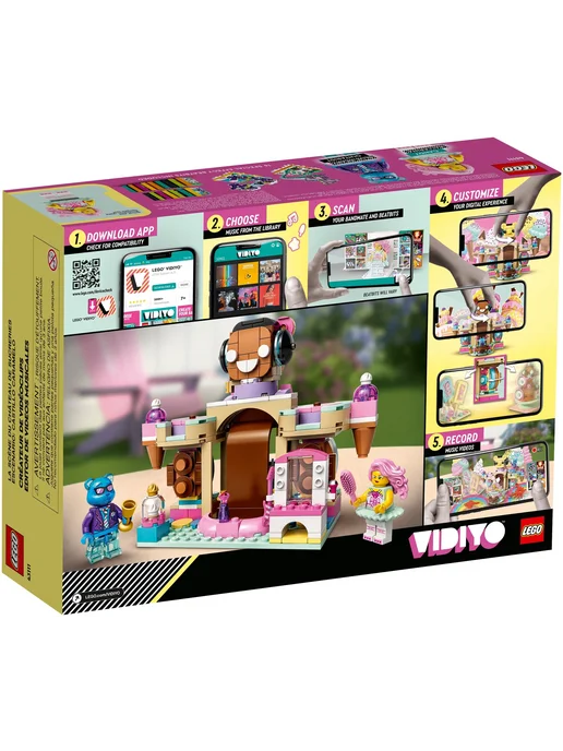LEGO Конструктор Vidiyo 43111 Сцена карамельного замка, желтый, фото 2