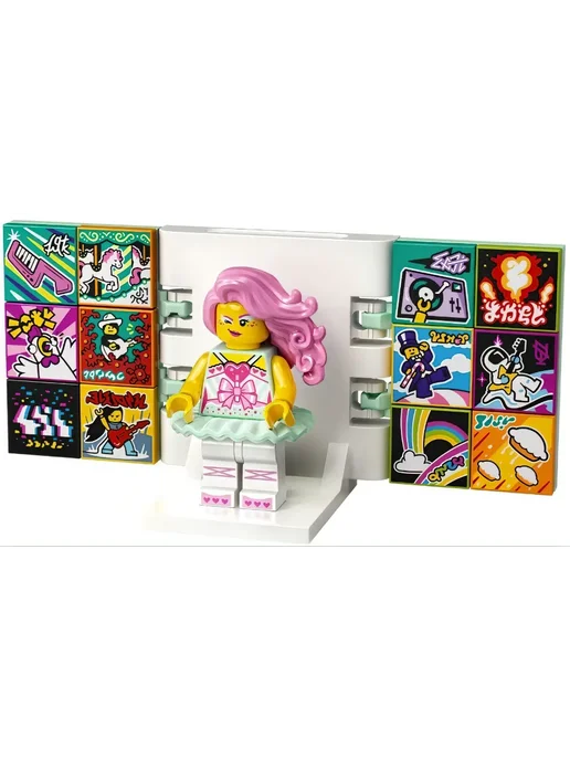 LEGO Конструктор Vidiyo 43111 Сцена карамельного замка, желтый, фото 7