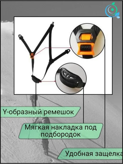 Каска альпинистская 53-62 ABS пластик, вариант, фото 2