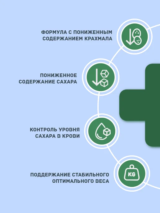Сухой корм NordCraft Diabetic для собак, мелкие, 1,5 кг, фото 2