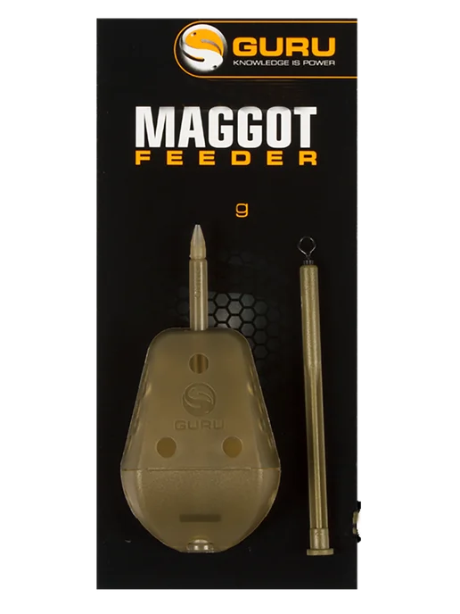 GURU Кормушка для прикормки опарышем 70 г Гуру Maggot Large, 70 г, фото 2