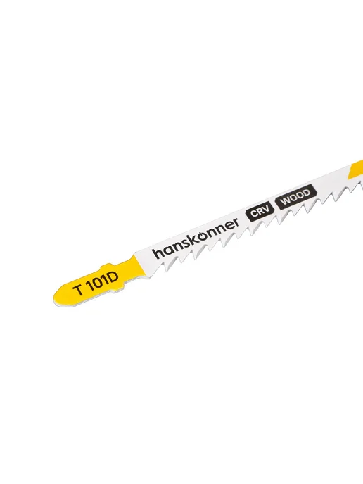 Hanskonner Пилки для лобзика дерево 2шт. T101D H02-101D, 2 шт, фото 5