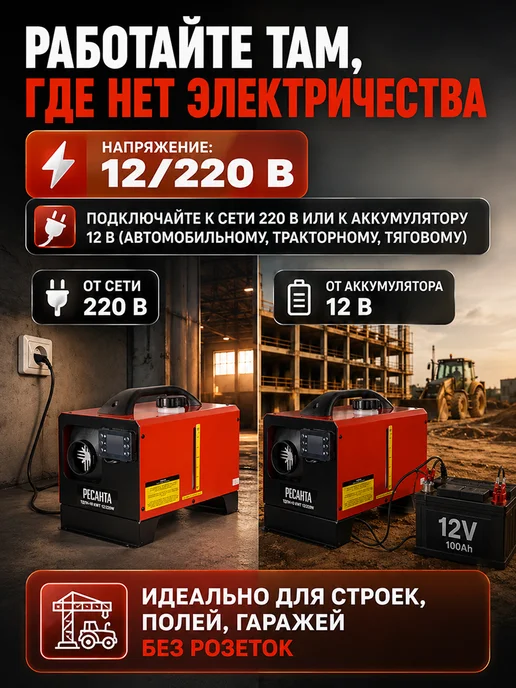 Пушка тепловая дизельная ТДПН-10 KWT — фото 2