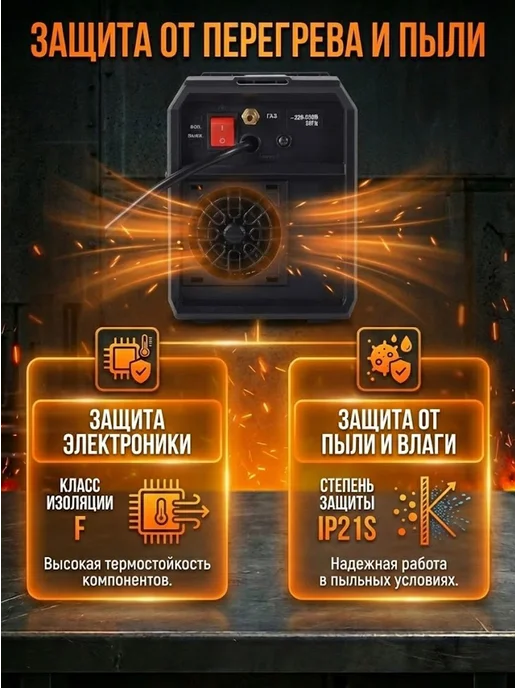 Сварочный полуавтомат с газом САИПА-22В/160АП MIG 5в1 — фото 2