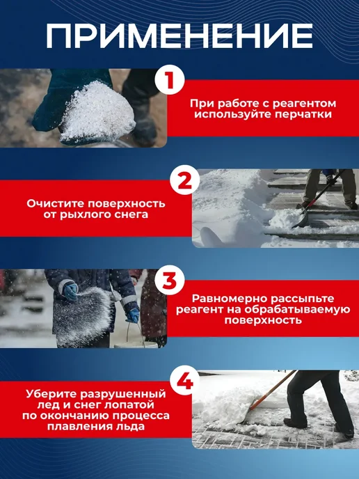 Fertika Антилед противогололедный реагент 5 кг, 4 кг, фото 5