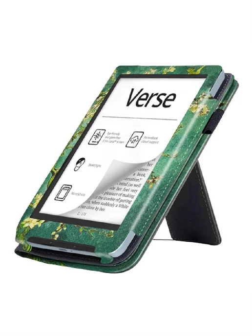Защитный чехол Pocketbook 629 Verse 634 Verse pro 619 Lite, зеленый, фото 4